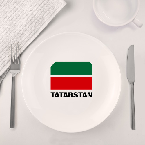 Набор: тарелка + кружка Флаг Татарстана - фото 4