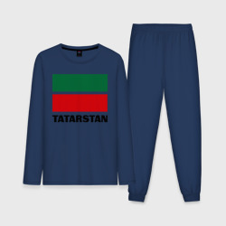 Мужская пижама с лонгсливом хлопок Флаг Татарстана