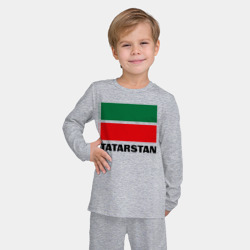 Детская пижама с лонгсливом хлопок Флаг Татарстана - фото 2
