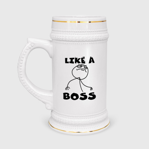 Кружка пивная Like a boss