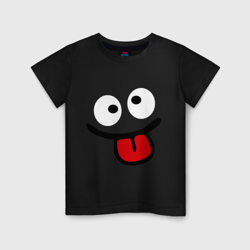 Детская футболка хлопок Смаил с языком