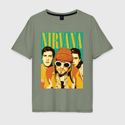 Мужская футболка хлопок Oversize Nirvana3