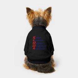 Свитшот для собак хлопок Комплименты Ксюша - фото 2