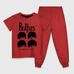 Детская пижама хлопок The Beatles - A Hard Day\'s Night