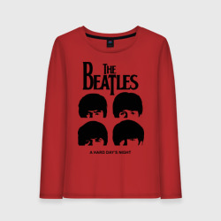 Женский лонгслив хлопок The Beatles - A Hard Day\'s Night