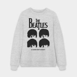 Мужской свитшот oversize без начеса хлопок The Beatles - A Hard Day\'s Night