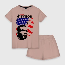 Женская пижама с шортиками хлопок Боксер Mike Tyson