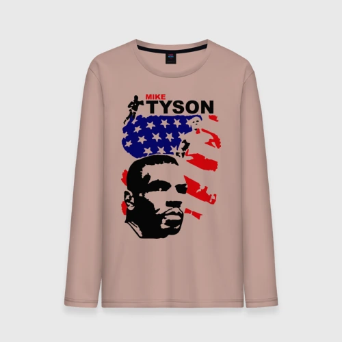 Мужской лонгслив хлопок Боксер Mike Tyson