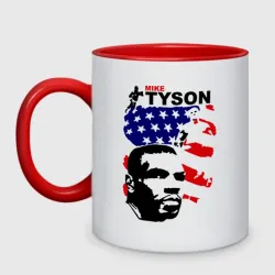Кружка двухцветная Боксер Mike Tyson