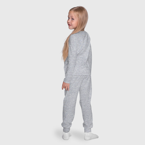 Детская пижама с лонгсливом хлопок ЗОЖ - это здорово, цвет меланж - фото 8