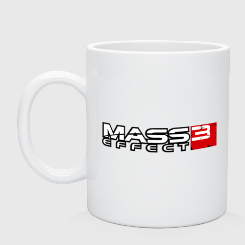 Кружка керамическая Mass Effect 3, цвет белый