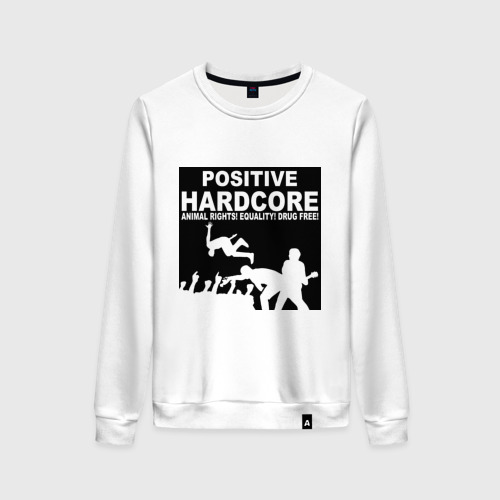 Женский свитшот хлопок Positive Hardcore