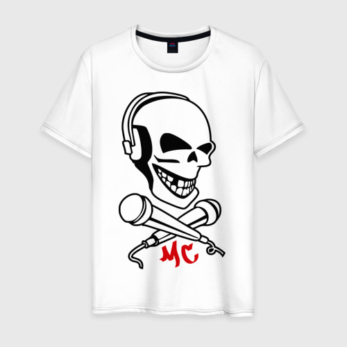 Мужская футболка хлопок Master MC, цвет белый