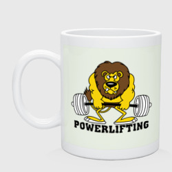 Кружка керамическая Лев Powerlifting