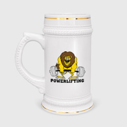 Кружка пивная Лев Powerlifting