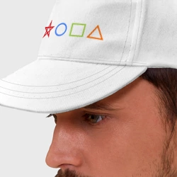 Бейсболка Жопа геометрическая