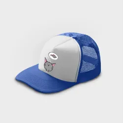 Кепка тракер с сеткой Кот и рыбка 2 - фото 2