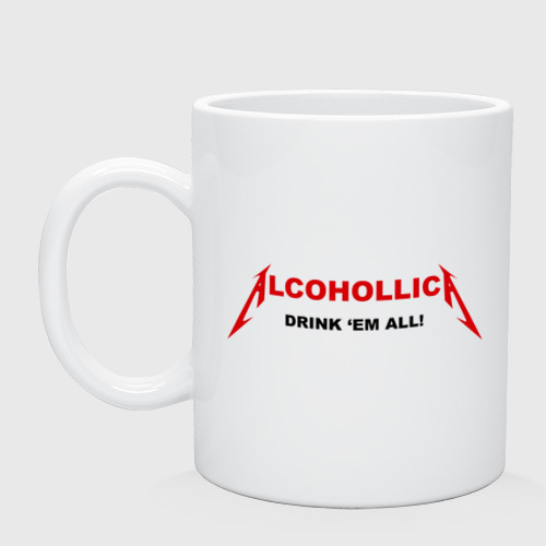 Кружка керамическая Alcohollica