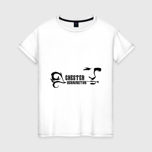 Женская футболка хлопок Chester Benington, цвет белый