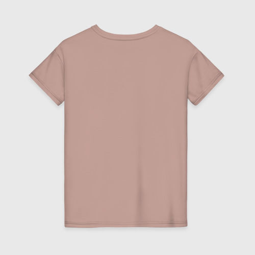 Женская футболка хлопок Сальвадор Дали, цвет пыльно-розовый - фото 2
