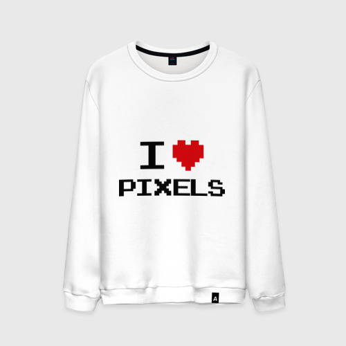 Мужской свитшот хлопок Love pixels