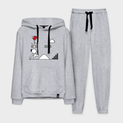 Мужской костюм хлопок с толстовкой Как я нашел ключ к её сердцу - gamers in love
