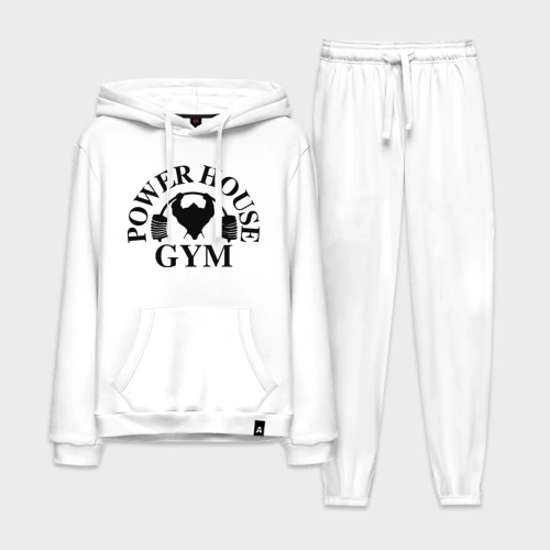 Мужской костюм хлопок с толстовкой Power House Gym