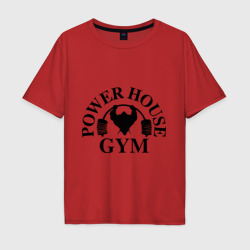 Мужская футболка хлопок Oversize Power House Gym