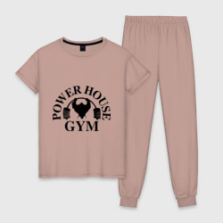 Женская пижама хлопок Power House Gym