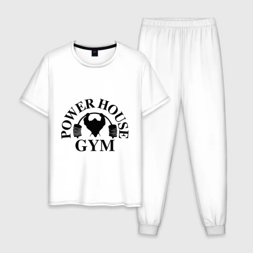 Мужская пижама хлопок Power House Gym