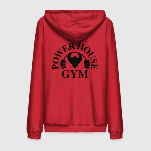 Мужская толстовка на молнии хлопок Power House Gym