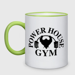 Кружка двухцветная Power House Gym