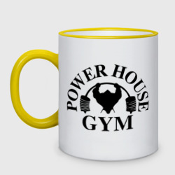 Кружка двухцветная Power House Gym