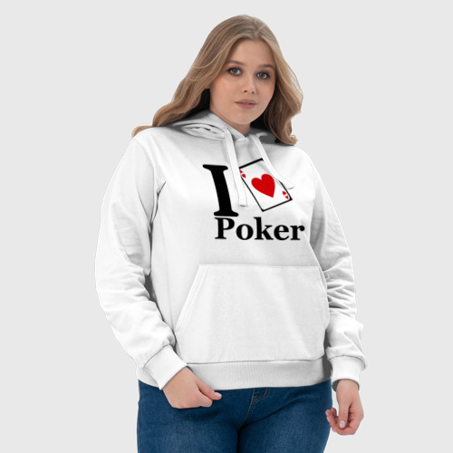 Женская толстовка хлопок poker love - фото 6