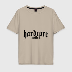 Мужская футболка хлопок Oversize Hardcor united