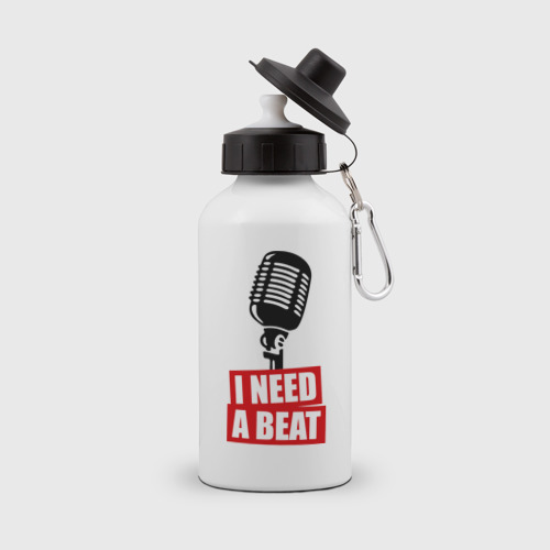 Бутылка спортивная I Need A Beat Фото 01 Бутылка спортивная I Need A Beat Фото 01