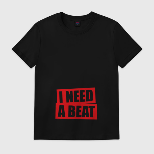 Мужская футболка хлопок I Need A Beat Фото 01 Мужская футболка хлопок I Need A Beat Фото 01