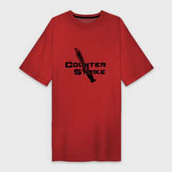 Платье-футболка хлопок Counter Strike - Контр Страйк
