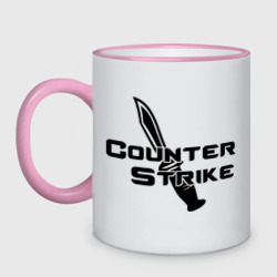Кружка двухцветная Counter Strike - Контр Страйк