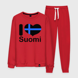 Мужской костюм хлопок Love Suomi