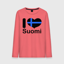 Мужской лонгслив хлопок Love Suomi