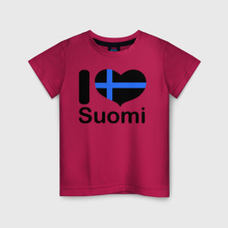 Детская футболка хлопок Love Suomi