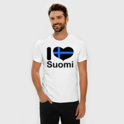 Мужская футболка хлопок Slim Love Suomi - фото 2