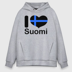 Мужское худи Oversize хлопок Love Suomi