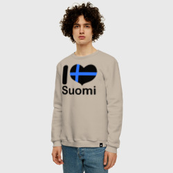 Мужской свитшот хлопок Love Suomi - фото 2