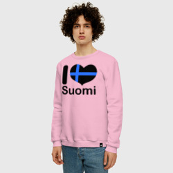 Мужской свитшот хлопок Love Suomi - фото 2