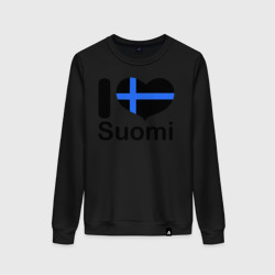 Женский свитшот хлопок Love Suomi