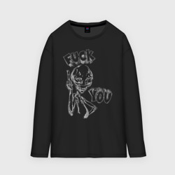 Мужской лонгслив oversize хлопок Пол: Секретный материальчик