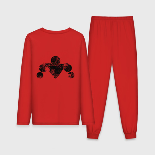 Мужская пижама с лонгсливом хлопок Ghetto, цвет красный - фото 2