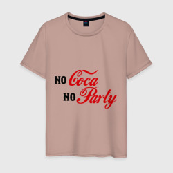 Мужская футболка хлопок No Coca No Party